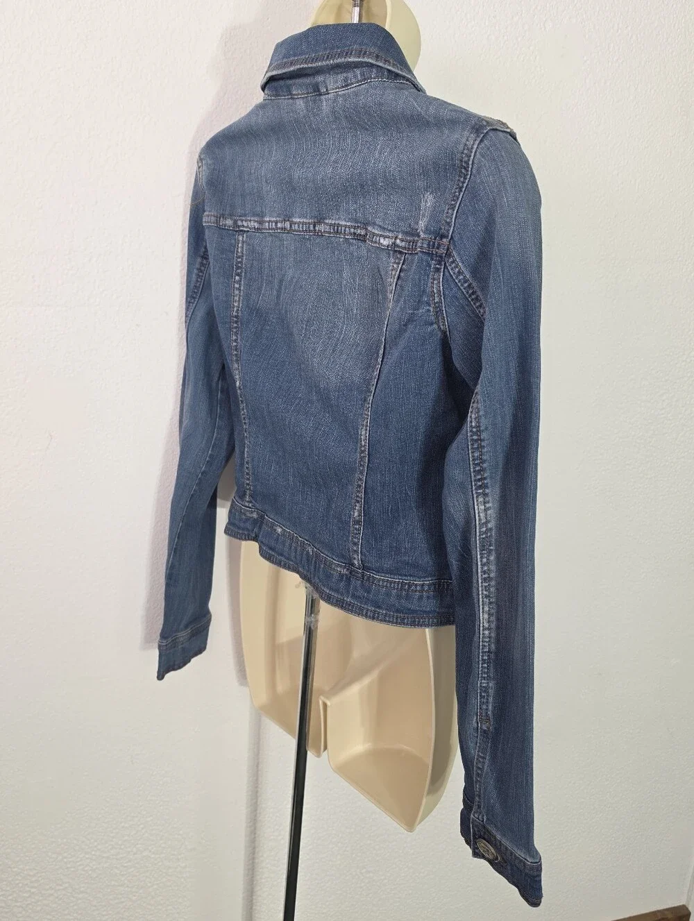 Indigo Rein Jacket Classic Trucker Cotton Blend Jean Youth Blue Size XL